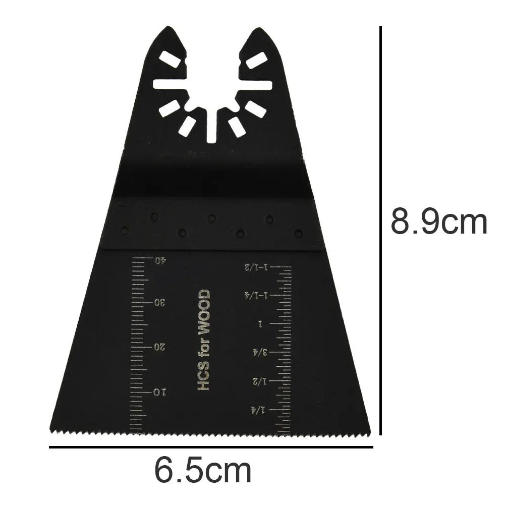 Oscillating Saw Blade Multi-Function Renovator Saw Blade 65mm Carbon Steel Cutter Blade For Wood Cutting Power Tool Accessories