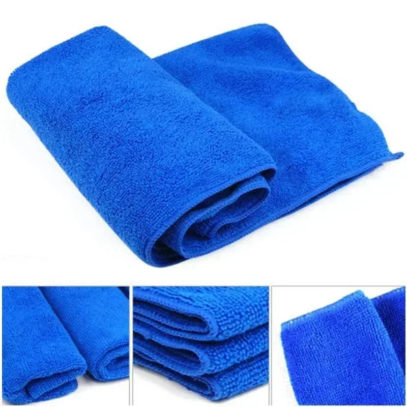 Microfiber Towels Car Wash Drying Cloth Towel Household Cleaning Cloths Auto Detailing Polishing Cloth Home Clean Tools 30x30cm