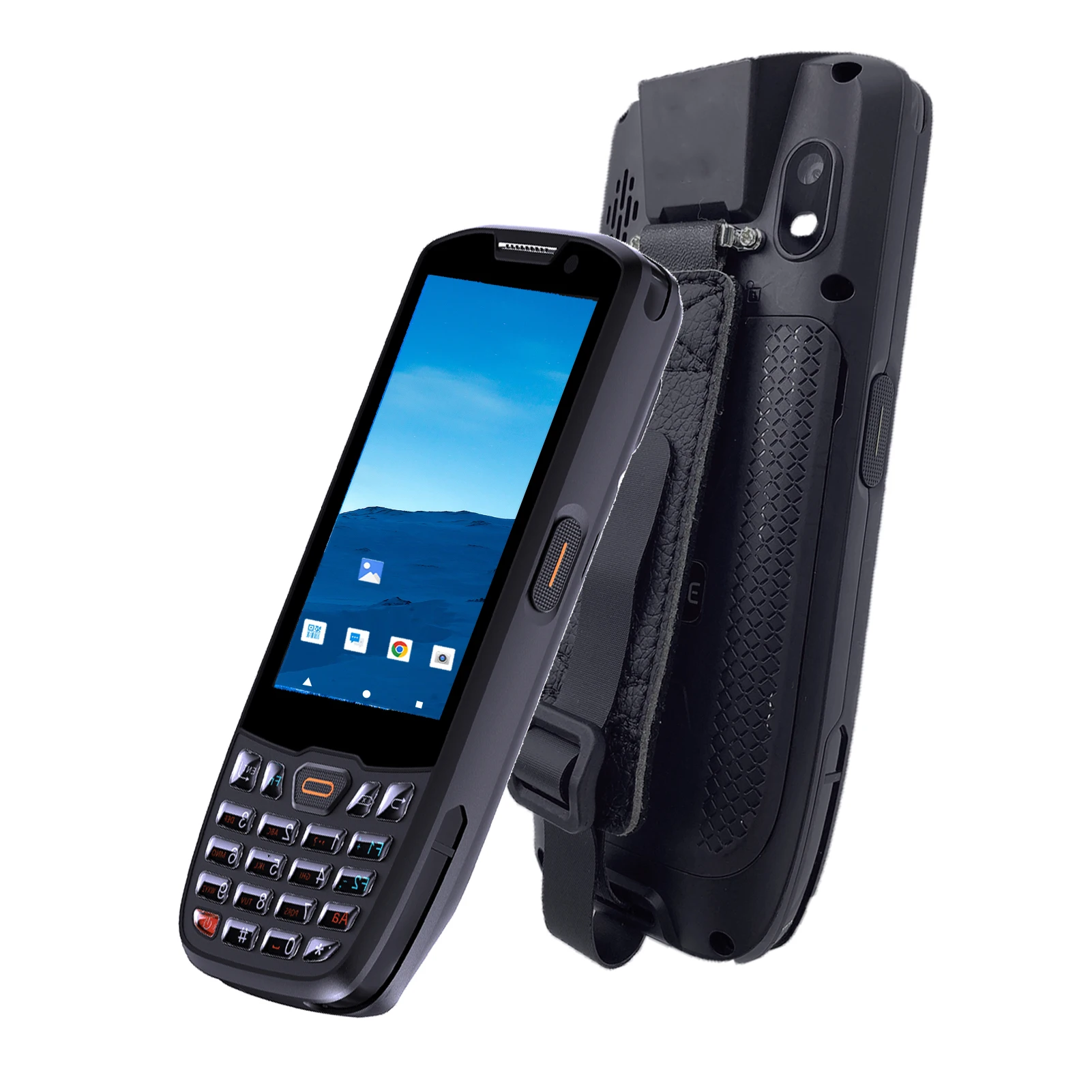 Professional 4-Inch Handheld Barcode Scanner - 2D/QR Code, 4G LTE, GPS, 4500mAh Detachable Battery, Industrial PD 4GB+64GB