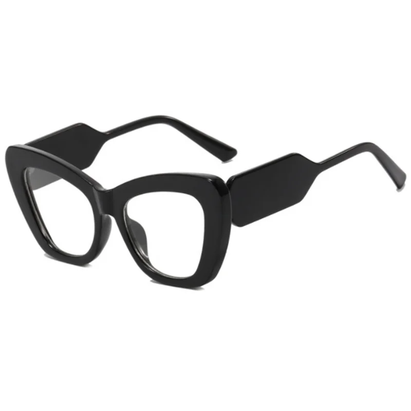 Cat Eye Color Matching Clear Lens Glasses Myopia Nerd Spectacles Degree -0.5 -1.0 -2.0 to -6.0, Fashion Hyperopia +0.5 to +6.0