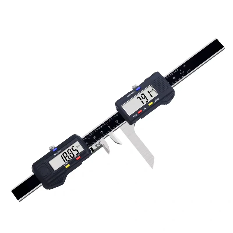 Keyway symmetry measurement Digital vernier caliper width scroll spindle groove High precision special