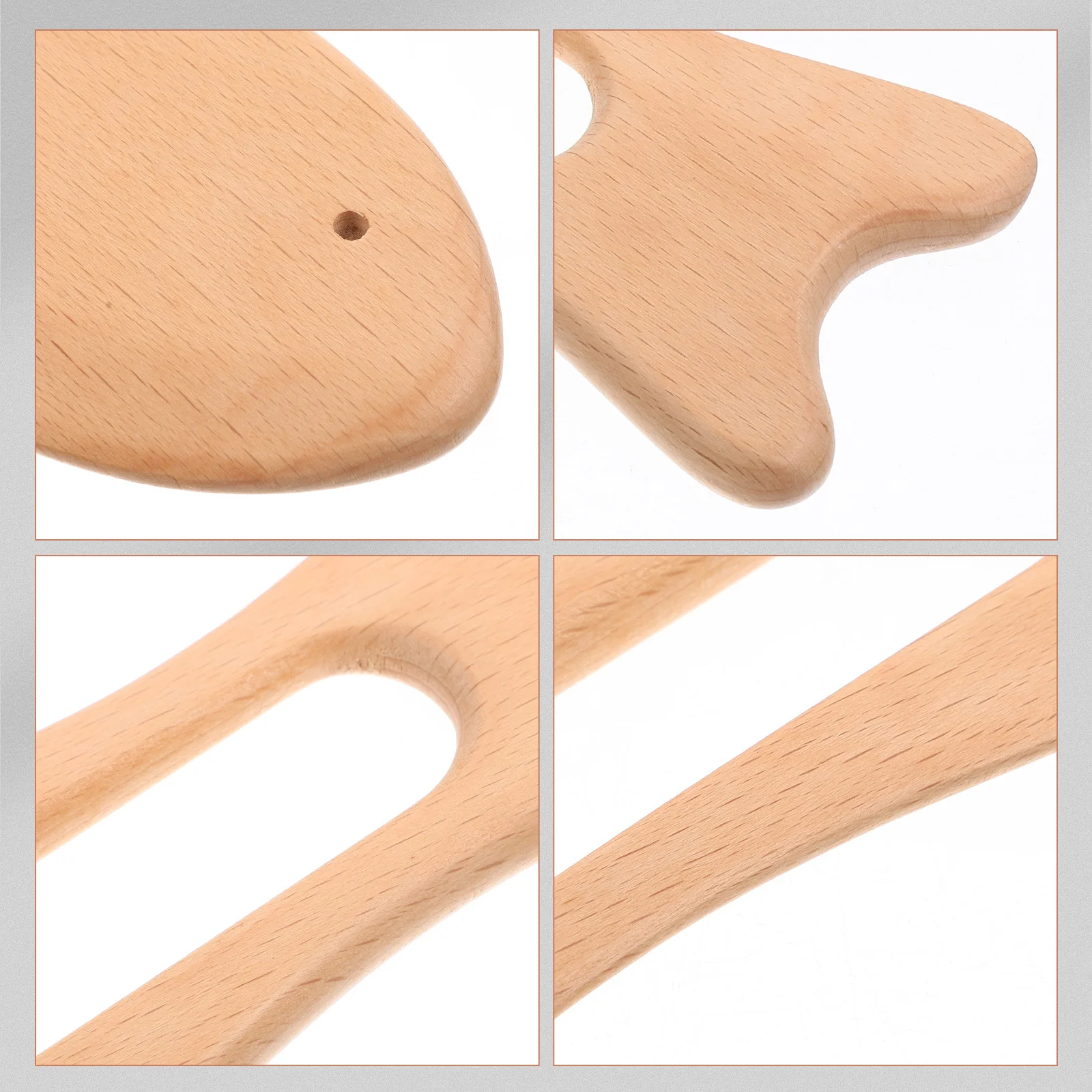 

Scraper Gua Sha Tool Back Massager Handheld Wear-resistant Lymphatic Wood Scraping Board