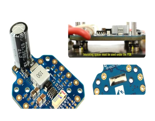 Matek PDB-HEX 12S Supports 6 ~ 60V DC Input 5A Controller with 5V / 9V / 12V Outputs High Precision Current Sense for FPV Racing