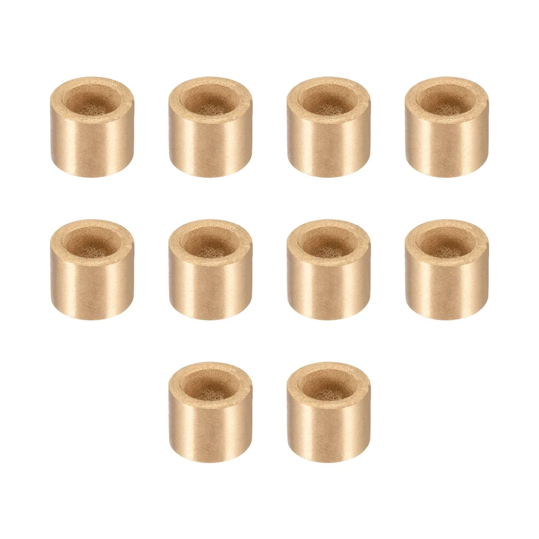 

1-10pcs Self-Lubricating Bearing 6mm 8mm ID Sleeve Sintered Bronze Bearing Bushings