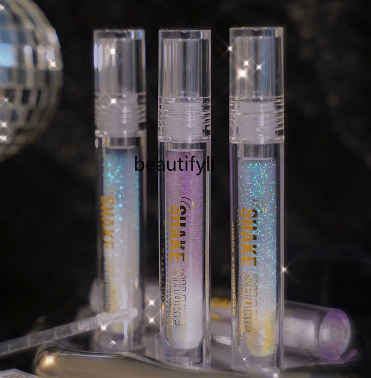 

Highlight liquid pearlescent diamond shiny polarized flash facial water light lasting brightening liquid eyeshadow