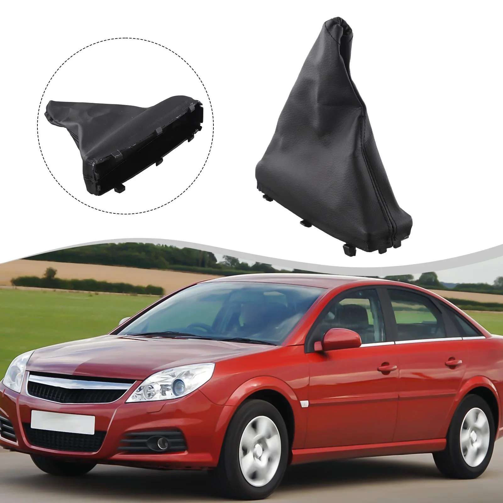 For Vehicle Enhancement Black Parking Handbrake Gaiter Car Interior Accessory Perfect Fitment Seamless Integration