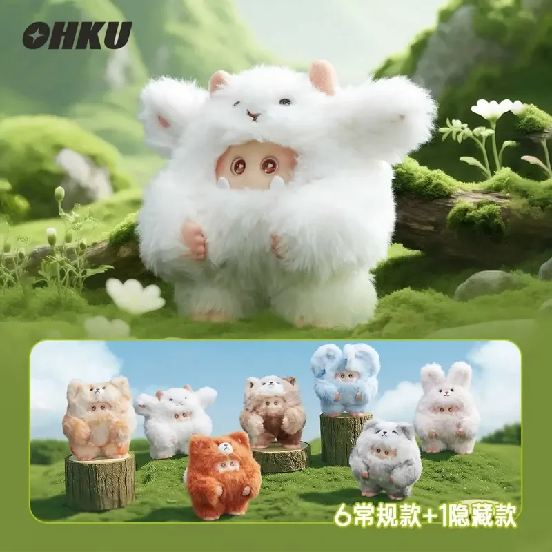 

Новый Ohku GIGGLE MONSTER Forest Journey V2, слепая коробка, виниловая плюшевая кукла, милая фигурка монстра, орнамент, кулон, подарки-сюрпризы для девочек