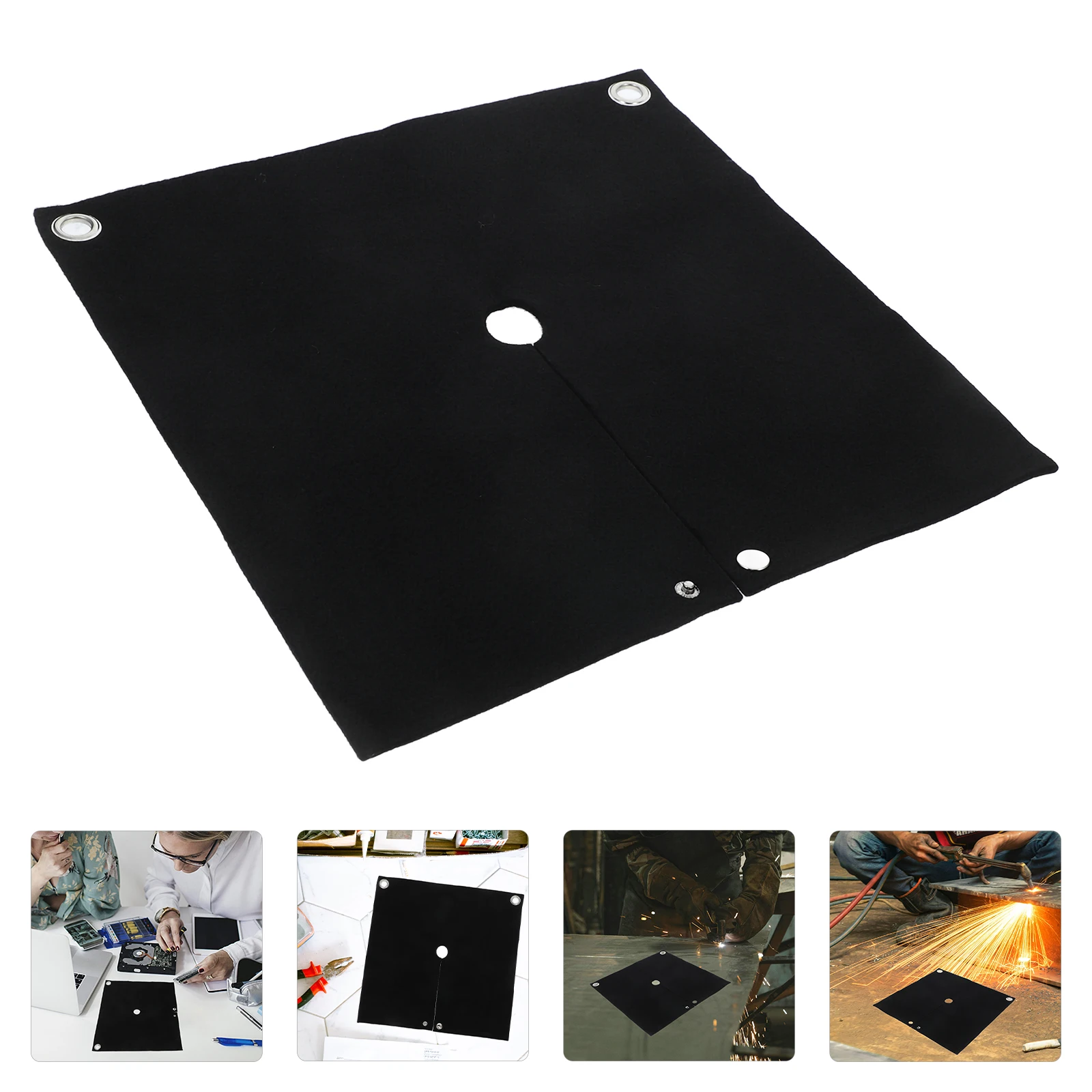

Heavy Duty Blanket Heat Resistant Insulation Mat Pad Soldering High Temp Protection Spark Shield Gas Electric