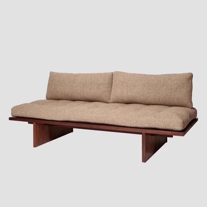 

Solid wood, sofa, wabi-sabi wind, simple, guest, leisure chair, living room, modern