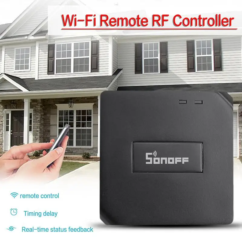 Universal inteligente de automação residencial rf ponte wifi 433 mhz interruptor substituição domotica wi-fi controle remoto rf