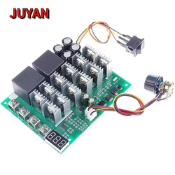 60A 10-55V Digital display PWM speed controller module forward reversal 0~100% adjustable DC motor 12V 24V 36V 48V MAX 100A