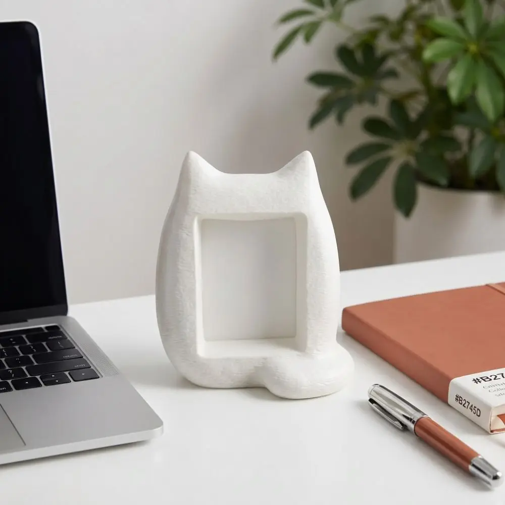 3D Printed Cat Photo Frame, Cute Design