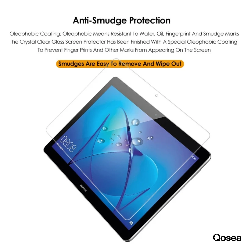For Huawei MediaPad T3 10 9.6 inch - Tablet Tempered Glass Screen Protector Cover Explosion-Proof Tablet Screen Film