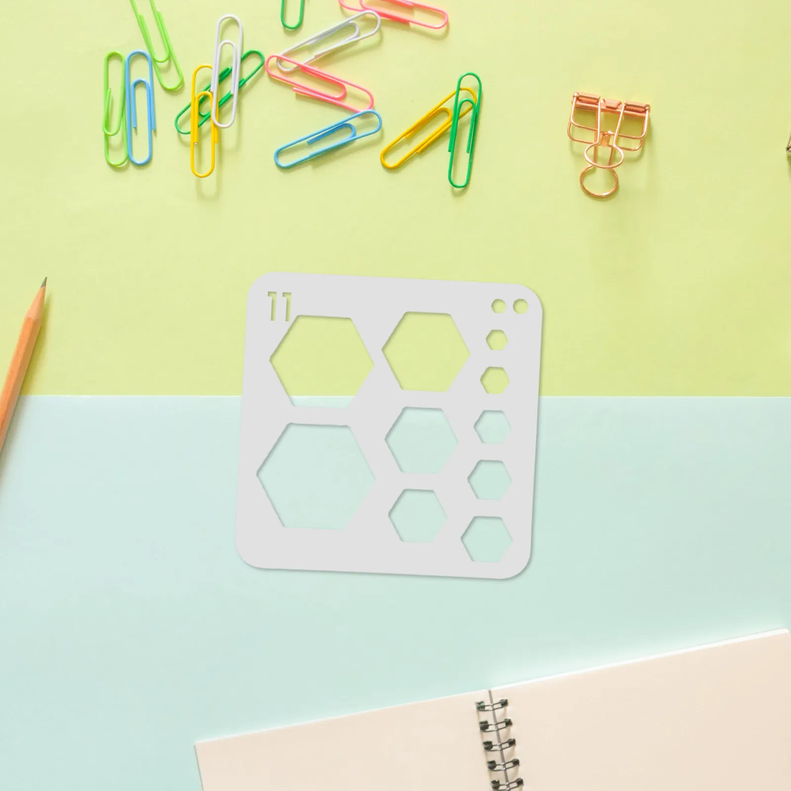 

24Pcs Geometry Stencil Reusable Plastic Drawing Template Set Basic Shape Tracing Circle Square Triangle Hexagon Ellipse