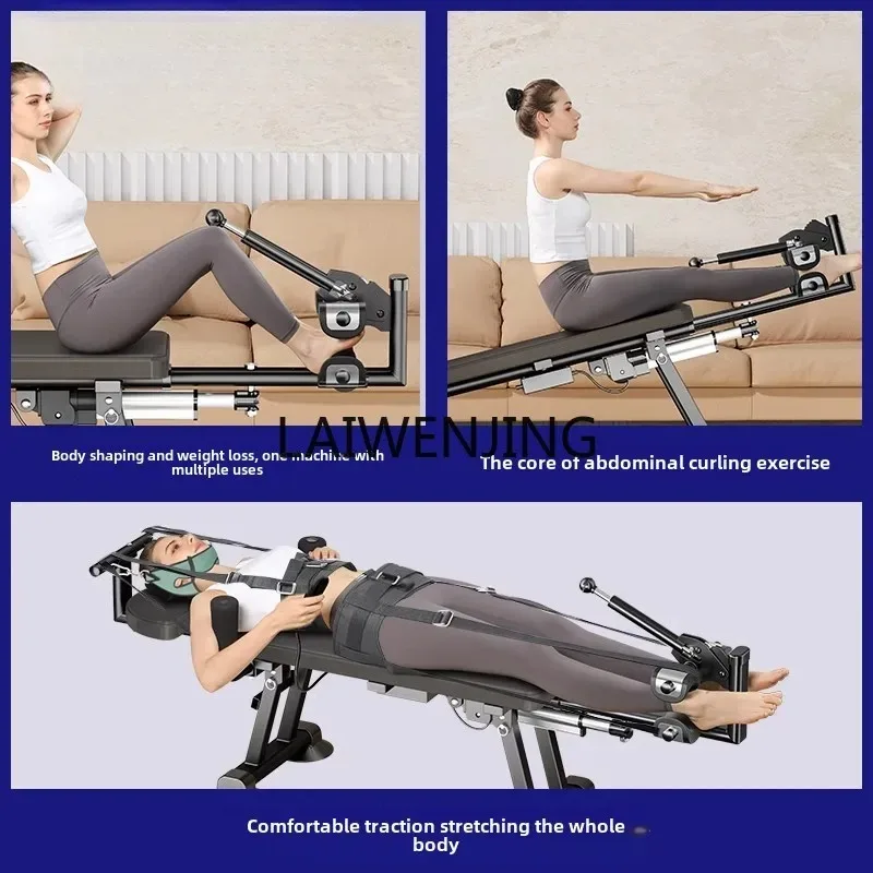 MJY-barrera Lumbar para aumentar las piernas, cama de rehabilitación para el cuello colgante, máquina de inversión de tracción Cervical de columna vertebral