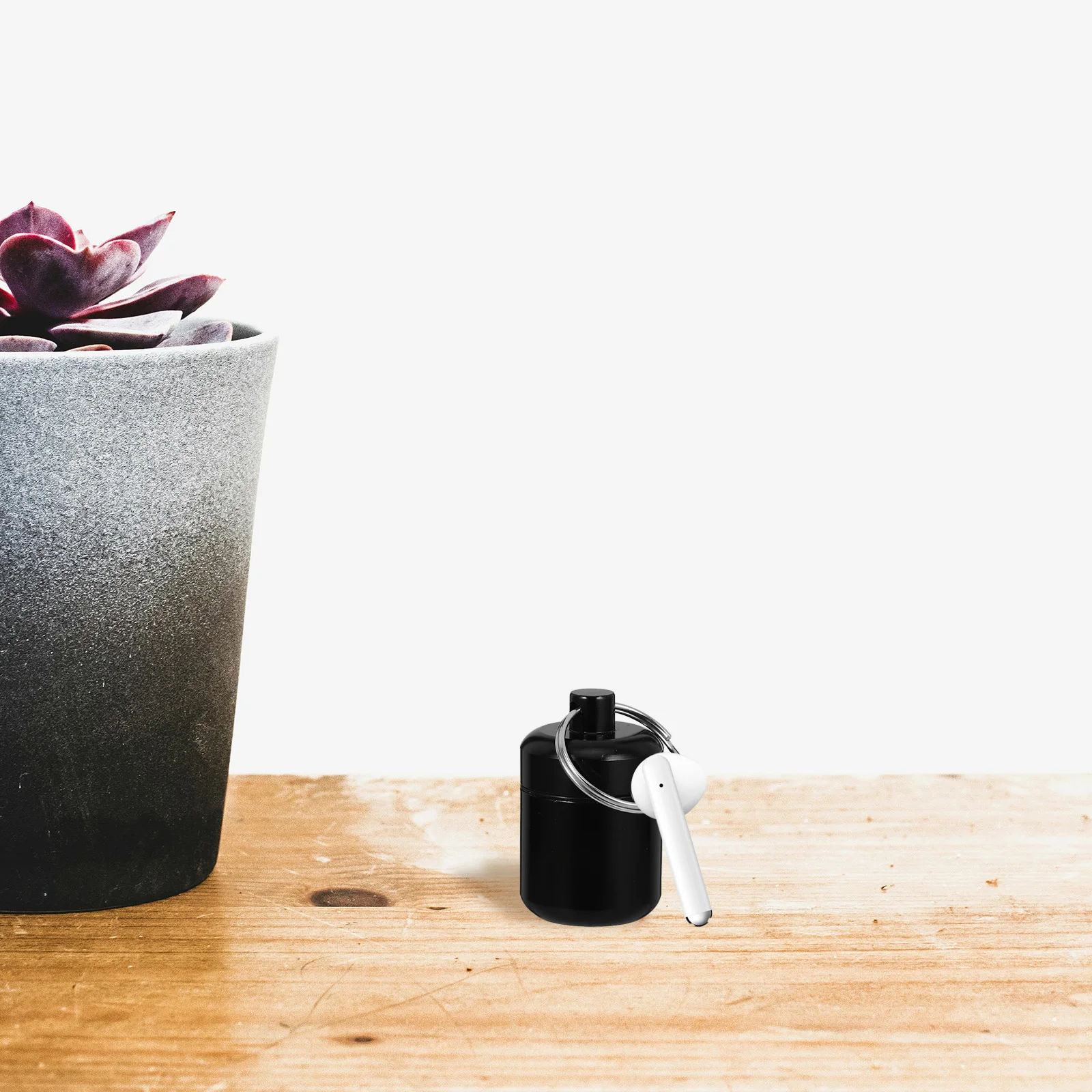 Earbuds Box Case for Plugs Airplane Pressure Relief Daily Pill Shell Carrying Black Concert Earplugs Travel