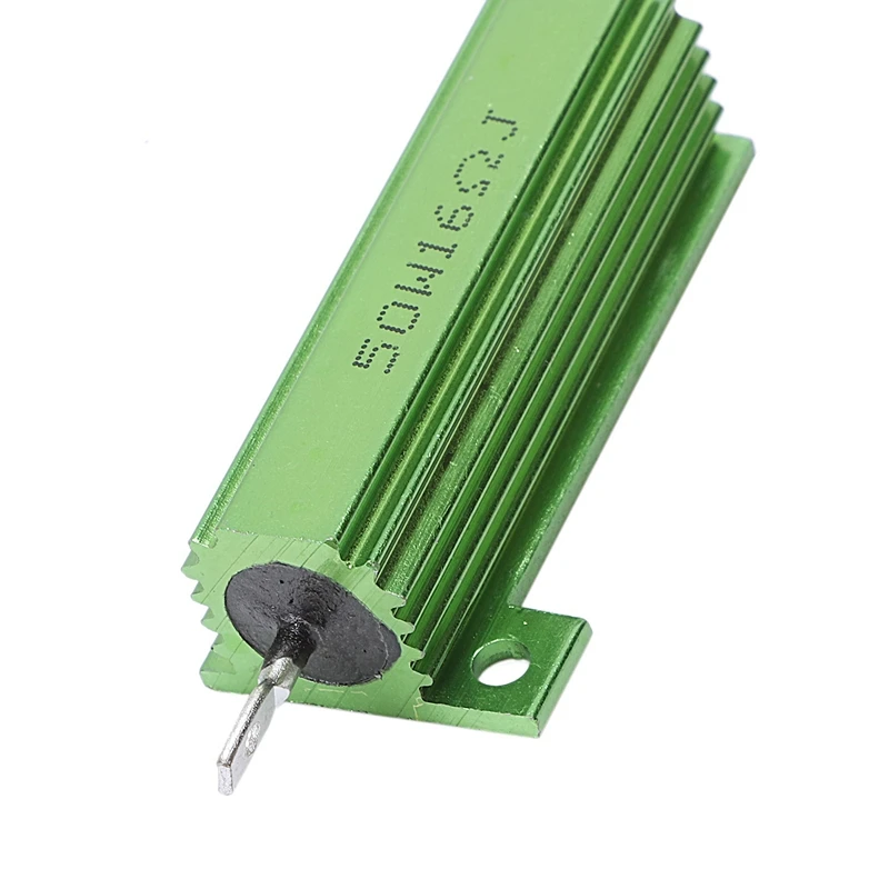 

ABUO-4Pcs Chassis Mount Green Wirewound Aluminium Housed Resistor - 2 Pcs 50W 16 Ohm & 2 Pcs 25W 30 Ohm