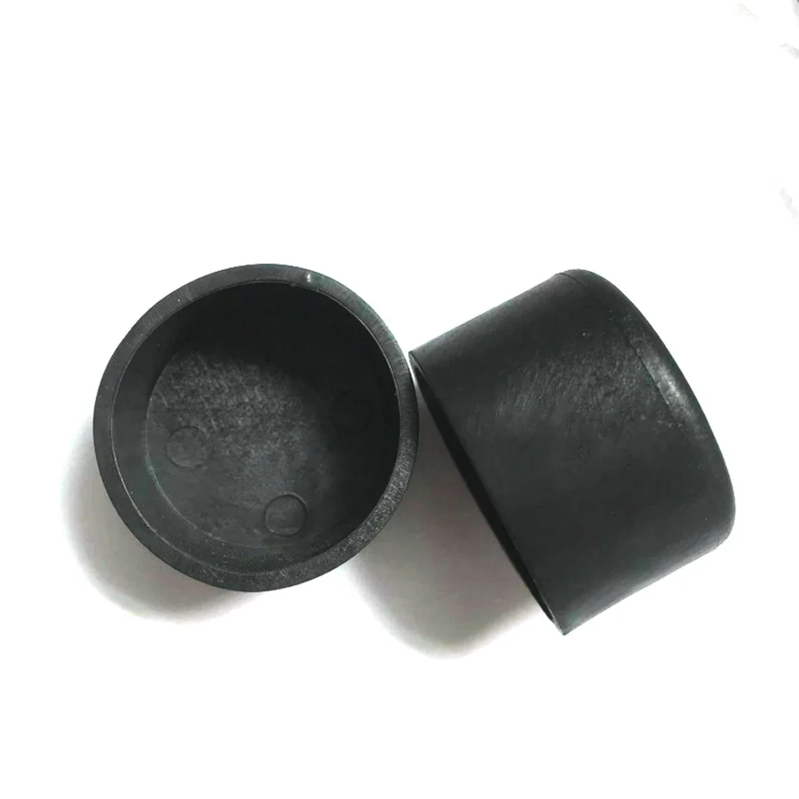 1-20Pcs Round Rubber Foot Cover Chair Legs Thickened Foot Pad Waterproof Table Legs Silent Foot Protection Cover Black ID10-76mm