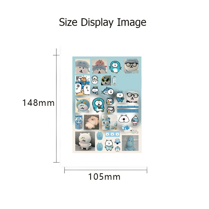 8/16Sheets Cartoon Cute Animation Joke Bear Stickers PVC Material Creative DIY Phone Refrigerator Waterproof Children's Stickers