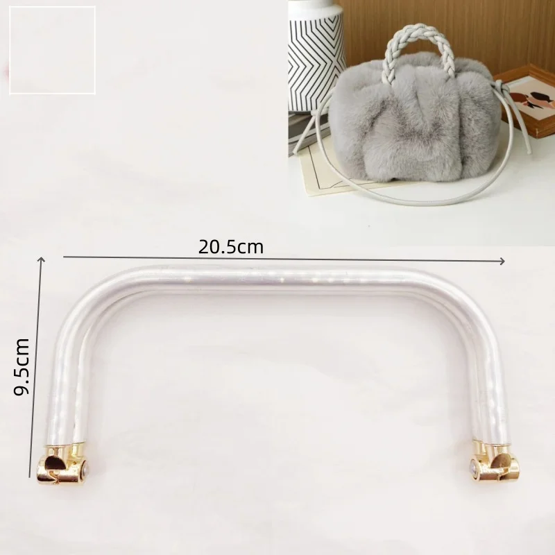 

20.5cm Aluminium Purse Metal Handle Frame Kiss Clasp Clutch DIY Handbag Accessory Sewing Craft