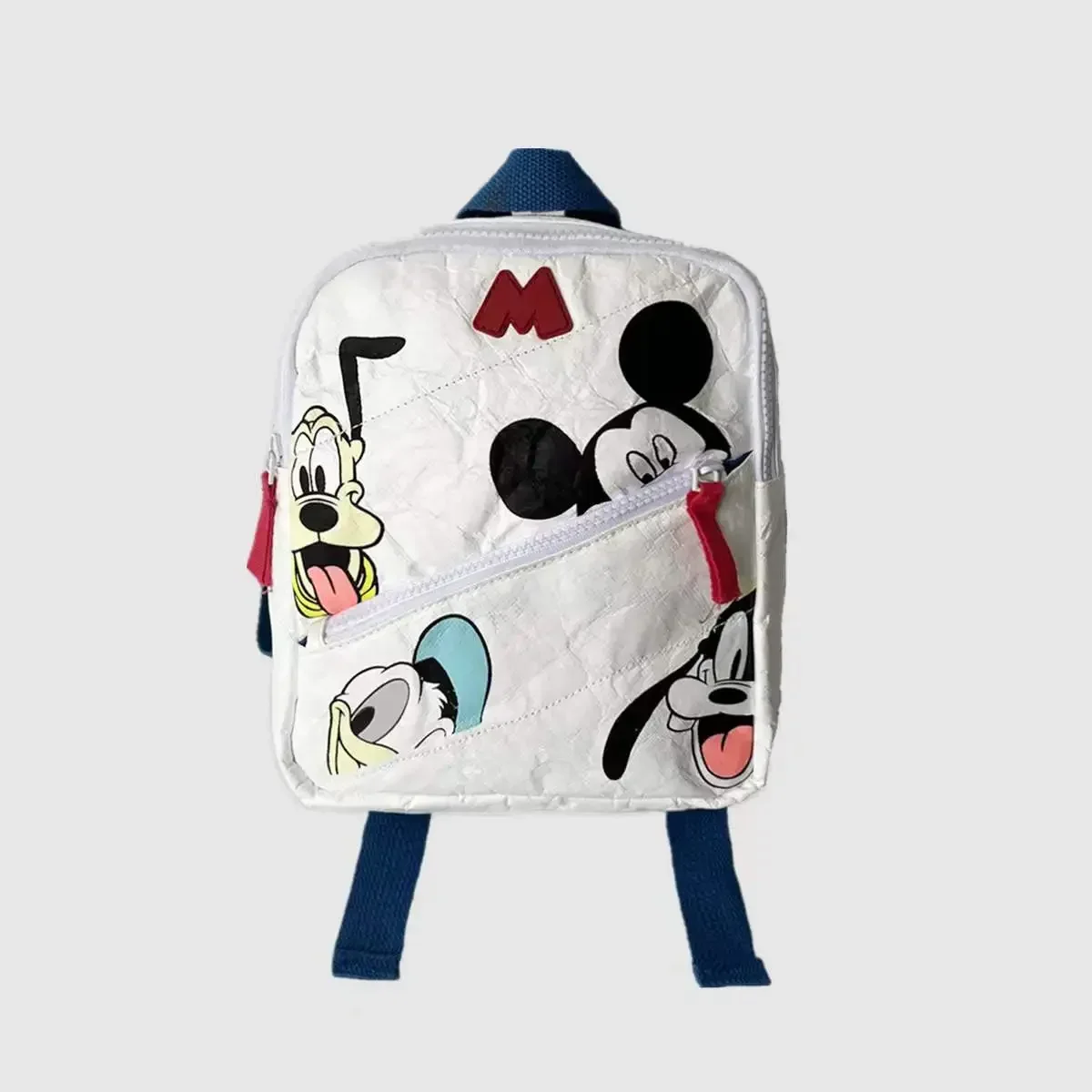 Mochila personalizada de dibujos animados con bordado de dinosaurio de lona para ir a la escuela, niños y estudiantes de guardería de Disney, 2024