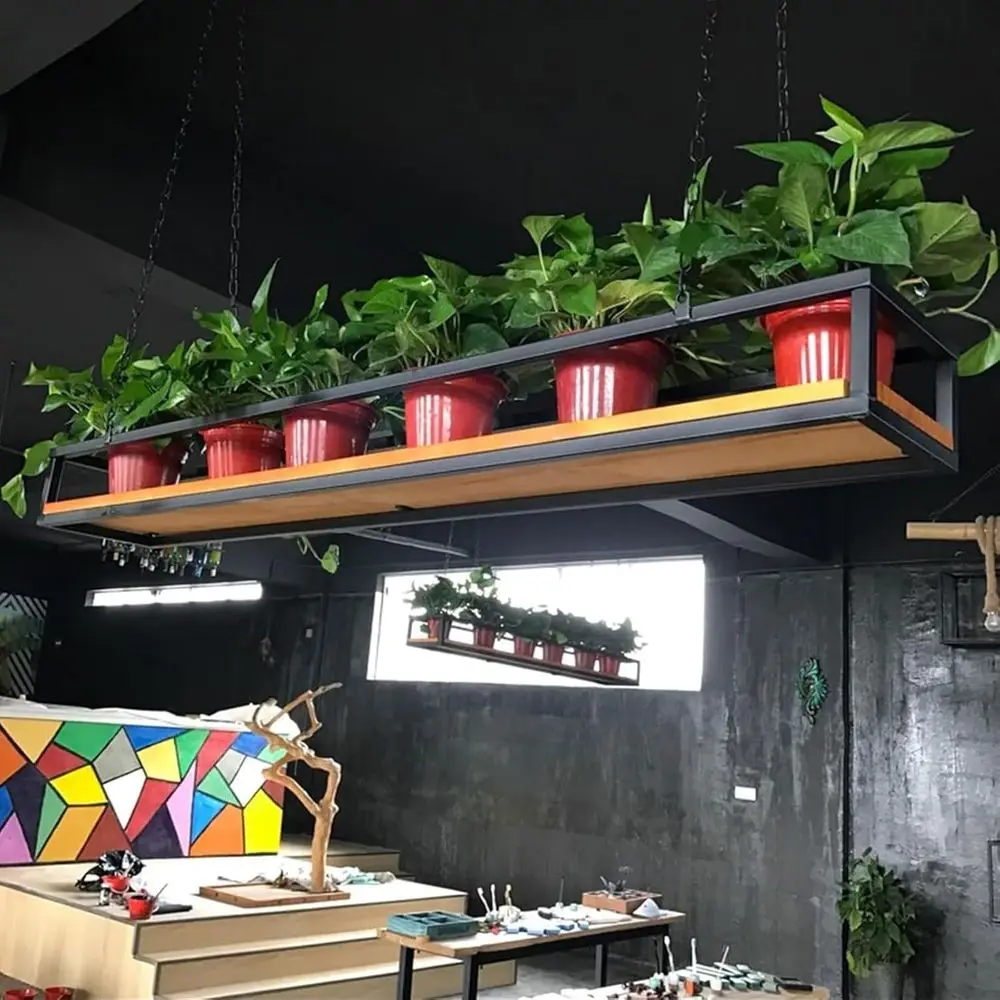 

Stylish Metal Floating Shelves for Home - Plant & Wine Glass Holders, Ideal for Living & Kitchen Spaces (120x25x15cm, 80x25x15cm