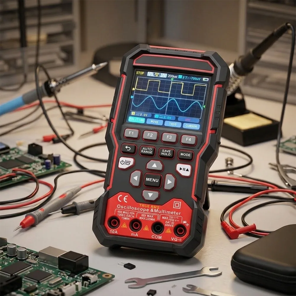 For R D Signal Simulation 3-in-1 Oscilloscope Dual-channel Oscilloscope Device Multimeter Digital Oscilloscope Meter