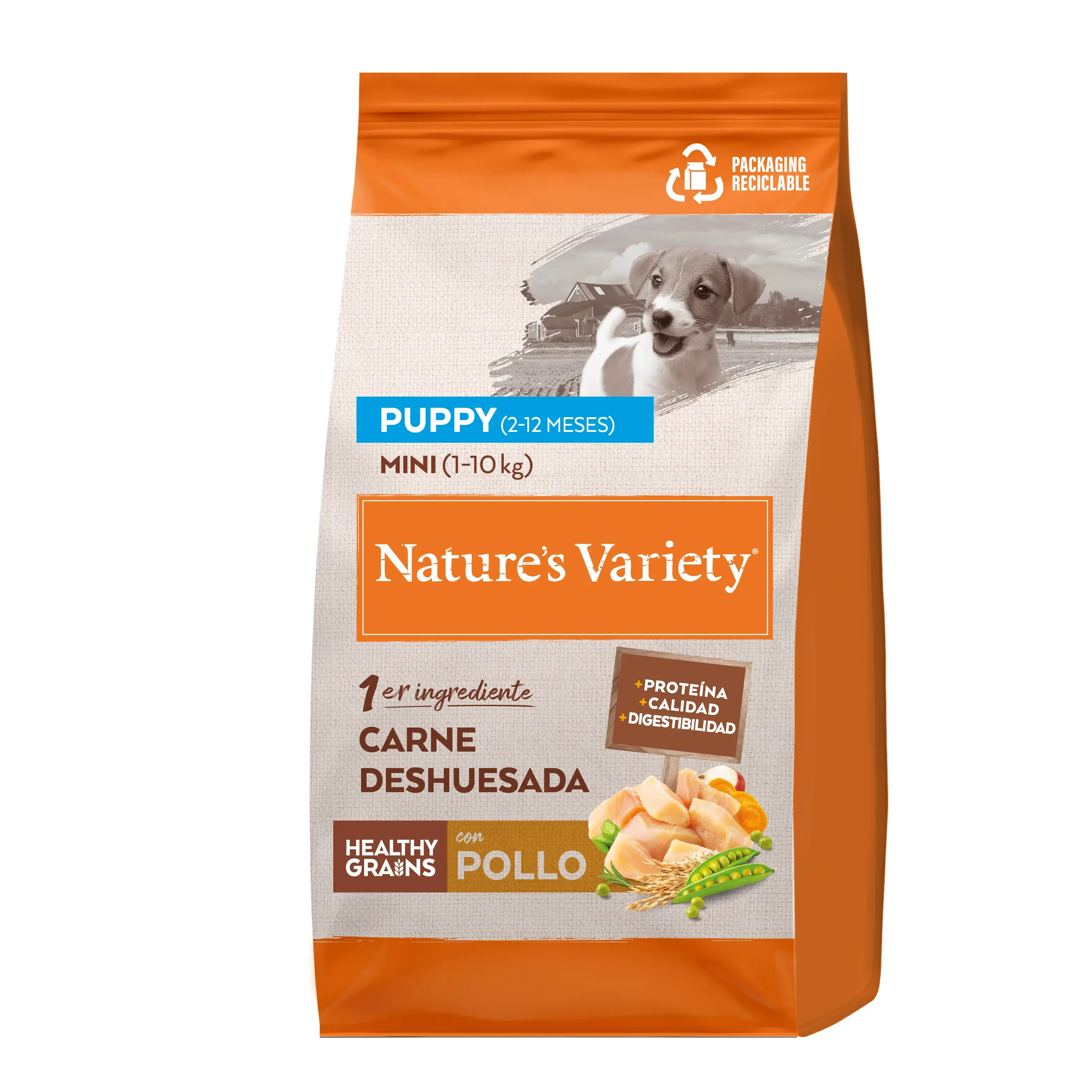 Nature's Variety Pienso Puppy Mini Healthy Grain Pollo para Cachorros - 3 Kg
