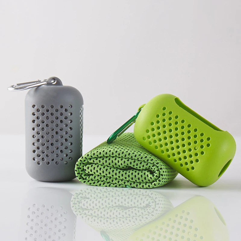 

Охлаждающие спортивные полотенца из ледяного шелка, быстросохнущие поглощающие пот и охлаждающие спортивные полотенца для фитнеса на открытом воздухе