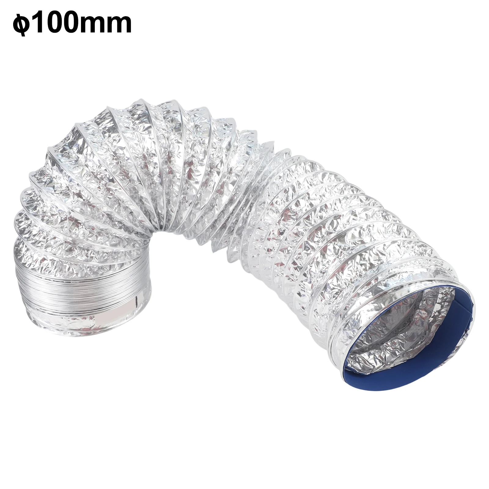 Diameter 200mm Aluminum Foil Duct Adjustable Length Easy To Clean High-Temperature Resistance Heat Dissipation