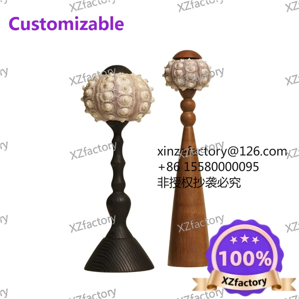 Factory Direct 2026 Top RatedWabi Silent Wind French Retro Desk Lamp Sea Urchin Lamp Ambient Light Decorative Light Medieval