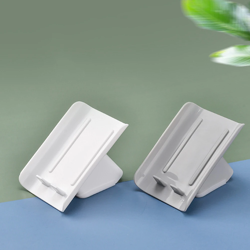 

2 Pcs Soap Box Holder Kitchen Tray Travel Portable Drying Tools Dish Counter for Top