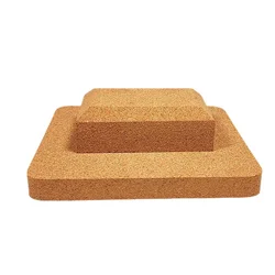 1pcs Natural Cork Mat Handmade DIY Leather Tools Punch Polishing Edge Accessories