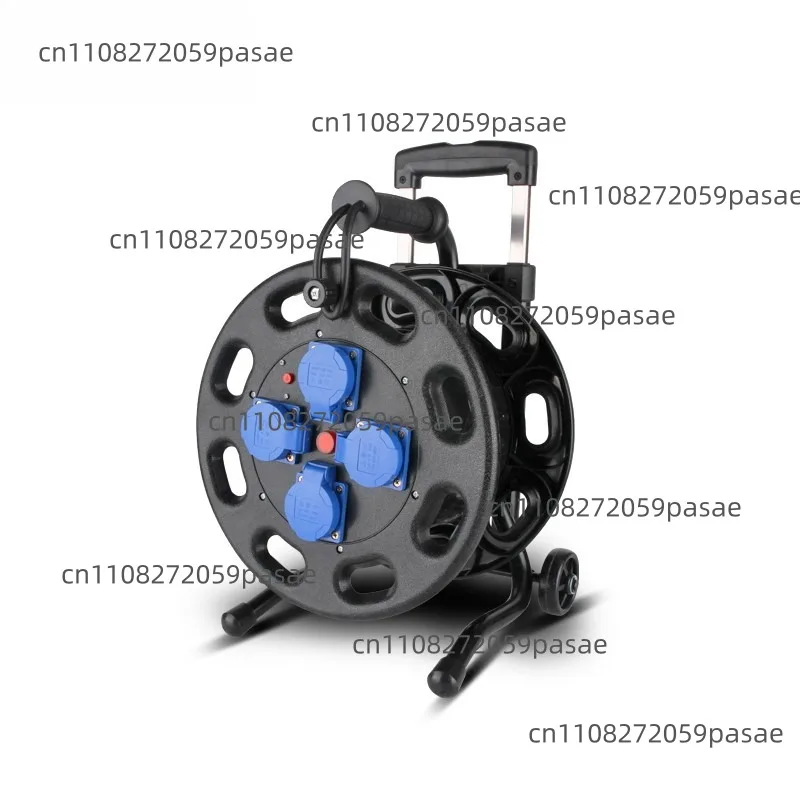 Mobile Cable Reel Waterproof Wire Empty Reel With Wire 30 Reel 50 Meters Plug-in Board Around Drag Socket