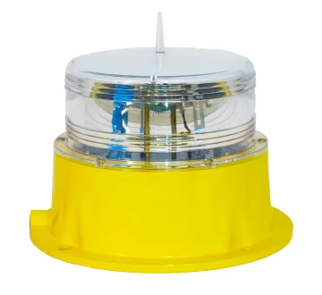 Long Service Life 5NM Self Contained IALA256 Light Code Marine Warning Light