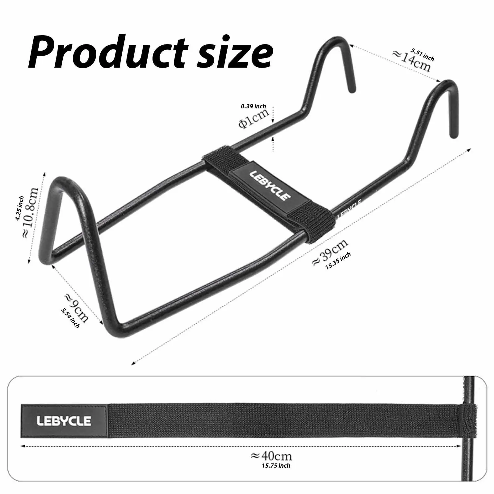 

Bike Handlebar Holder Portable Retainer Support for Road Mountain Bicycles Stable Cycling Garage Repair Tool