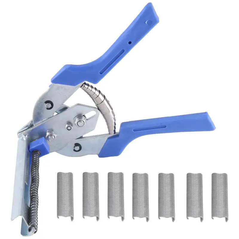

A98E-M Nail Ring Pliers Kit For Fence Fastening Upholstery Installation Cage Repair Pliers 5 Boxes Of 3000 Nails