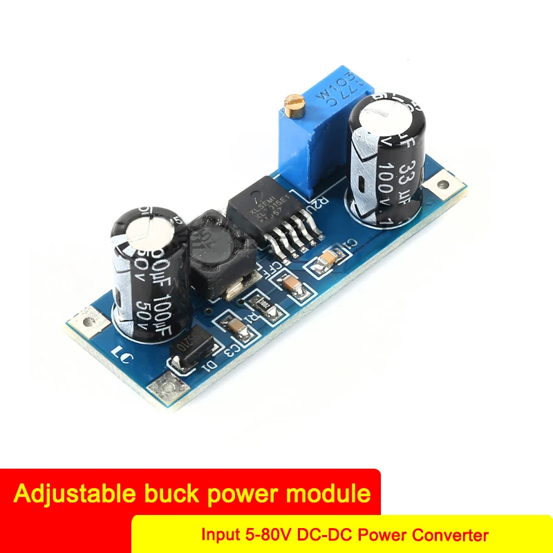 Pannello Xl7015 Modulo di alimentazione buck regolabile CC Ingresso Convertitore di potenza 5-80 V CC-CC/Ultra Lm2596