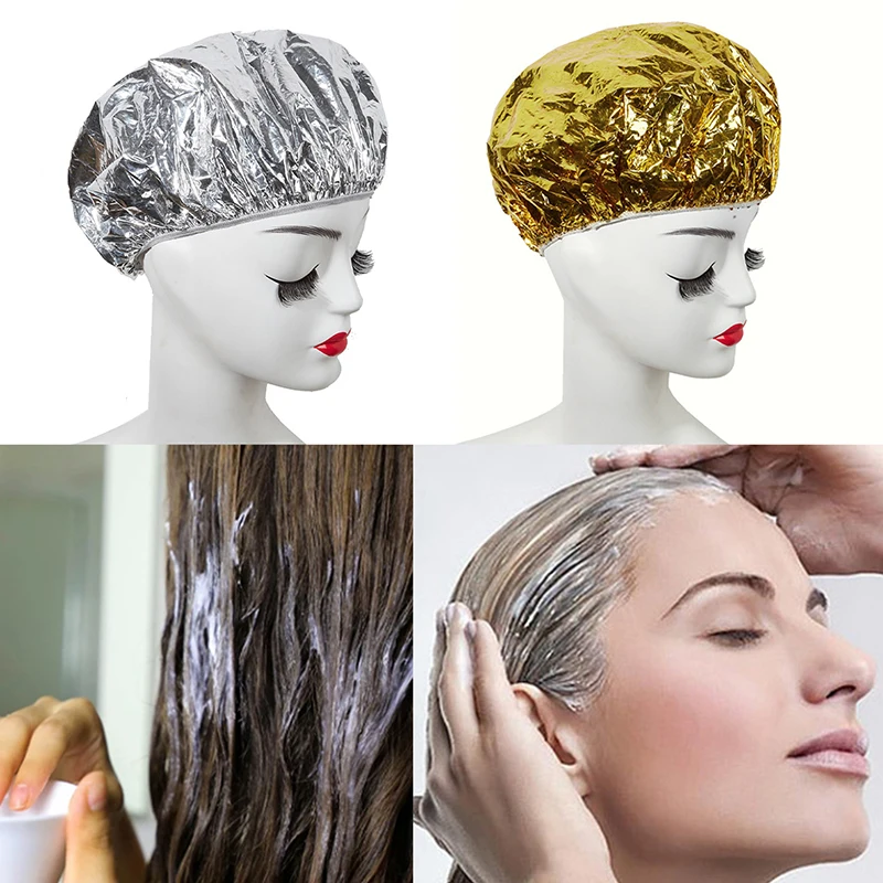 Chapéu de alumínio para cabeleireiro, Tampão de tingimento do cabelo, Ferramentas de tingimento do cabelo, Home Hair Care, Folha de temperatura constante