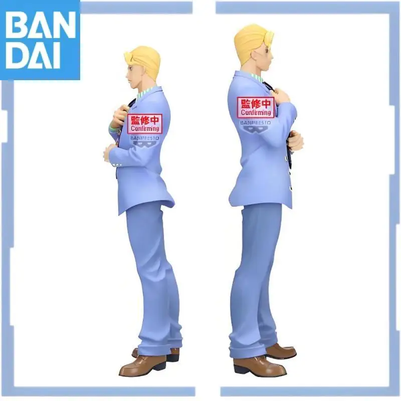 정품 반다이 나무코 반프레스토 죠죠의 기묘한 모험 키라 요시카게 모메트리아 애니메이션 피규어 모델 장난감 선물 수집가 장식품