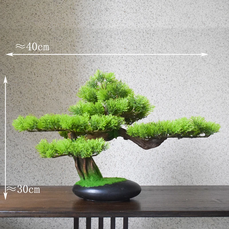 Artificial bonsai plants, small tree flower pots, fake plants, bedroom table decoration flower pots, hotel garden decoration