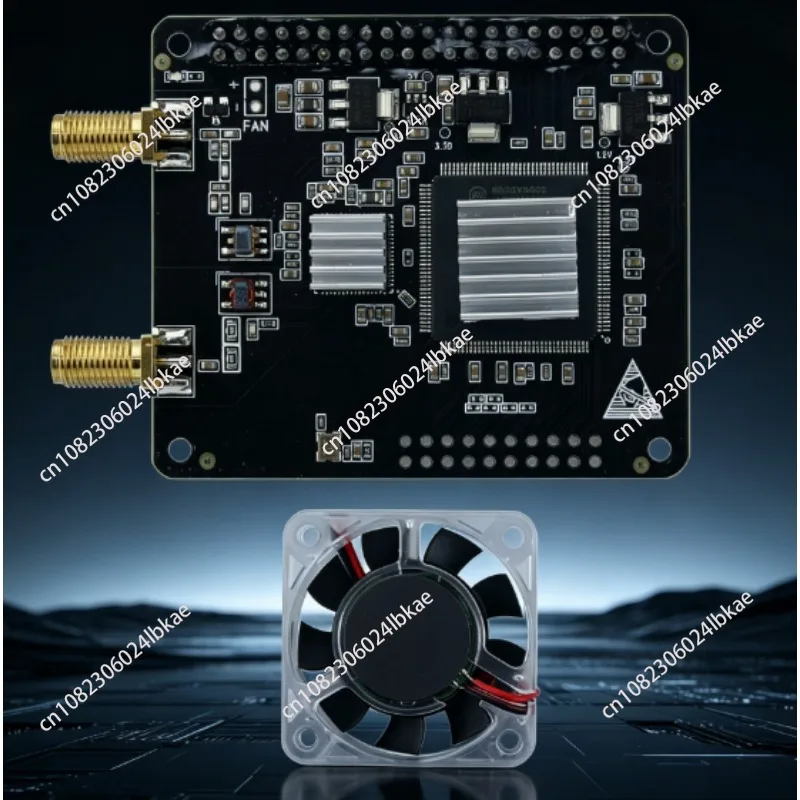 AD9866+10CL016 Software Defined Radio Module, HAT Expansion SDR Board Compatible  For  Raspberry Pi4B