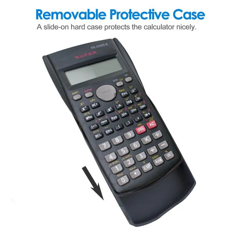 Scientific Calculator Non Graphing 12-Digit College Calculator 2 Lines Function Math Calculator Large Display For Classroom