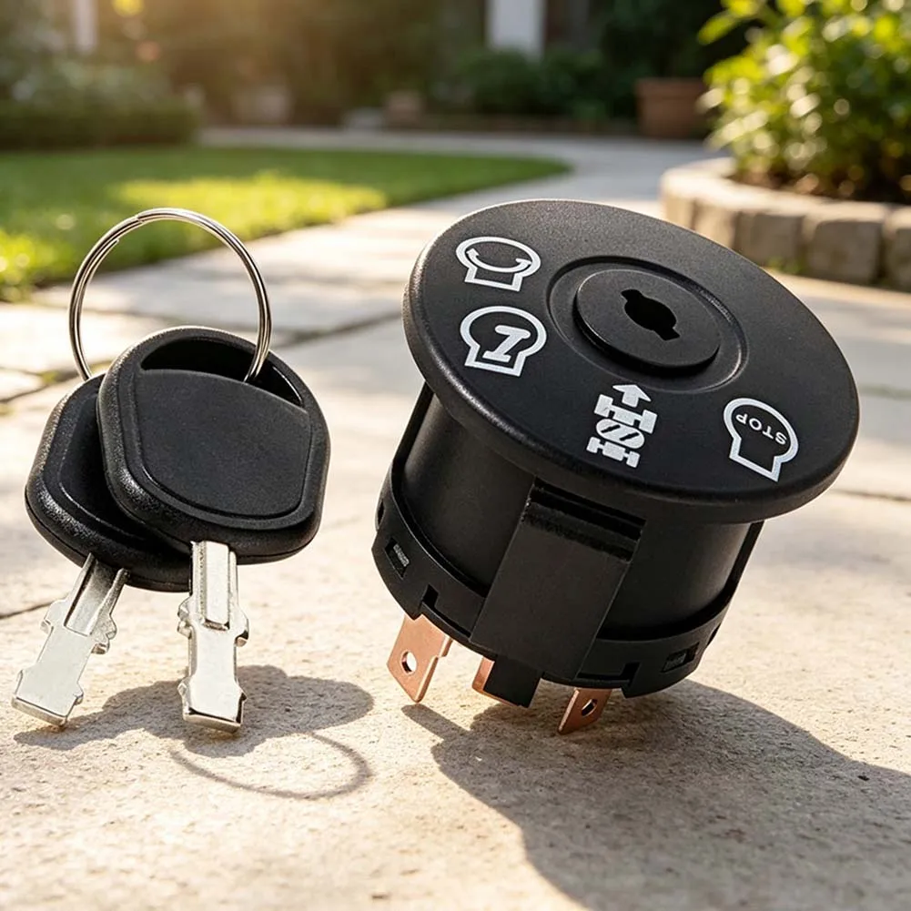 Ignition for starter Switch 4 POSITION 7 Terminals 193350 For Craftsman LT1000 LT2000 LT3000 Power Tool Accessories