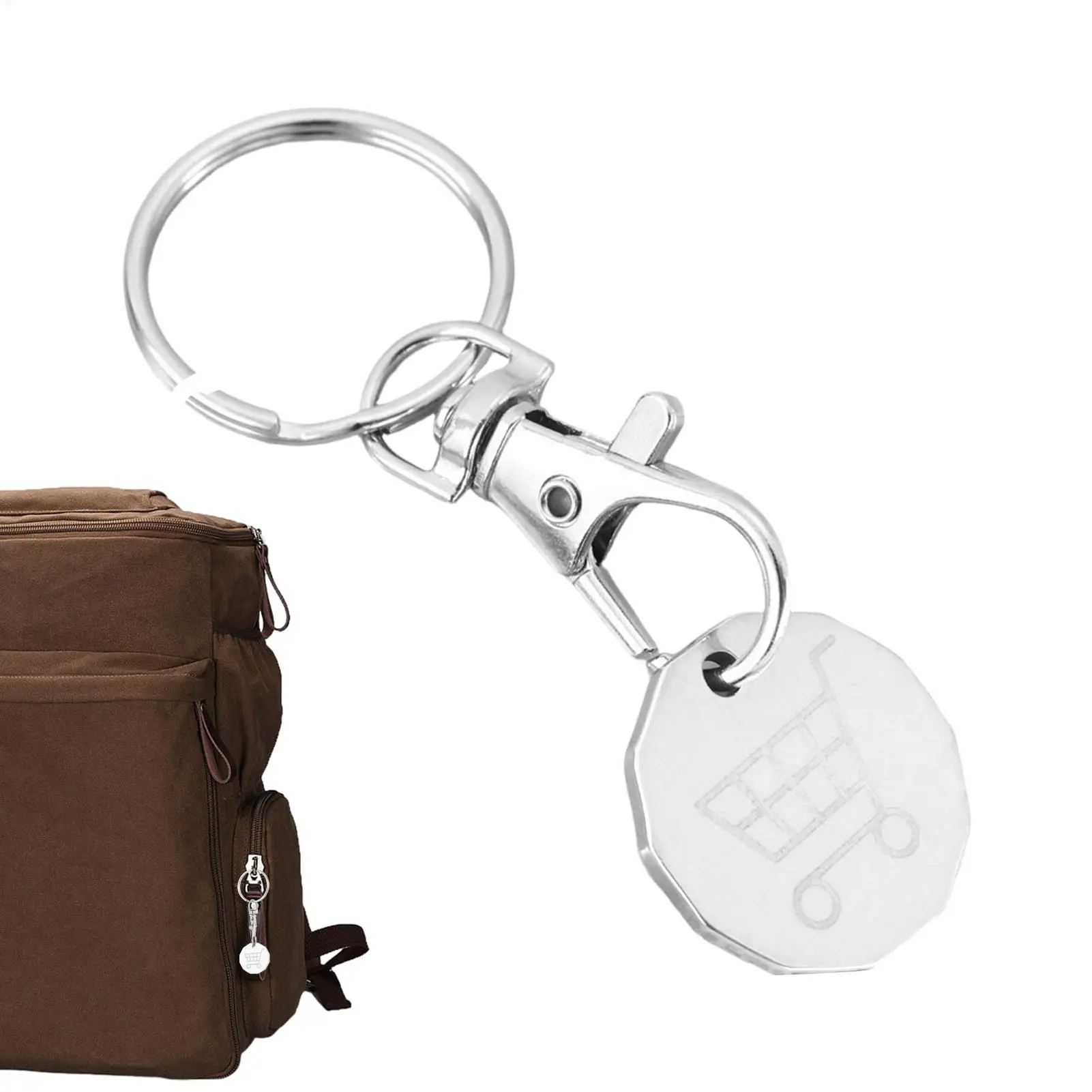 

Small Trolley Coin Keyring Trolley Keyring Coin Portable Bag Pendant For Adults Men Women Birthday Wedding School Wallet