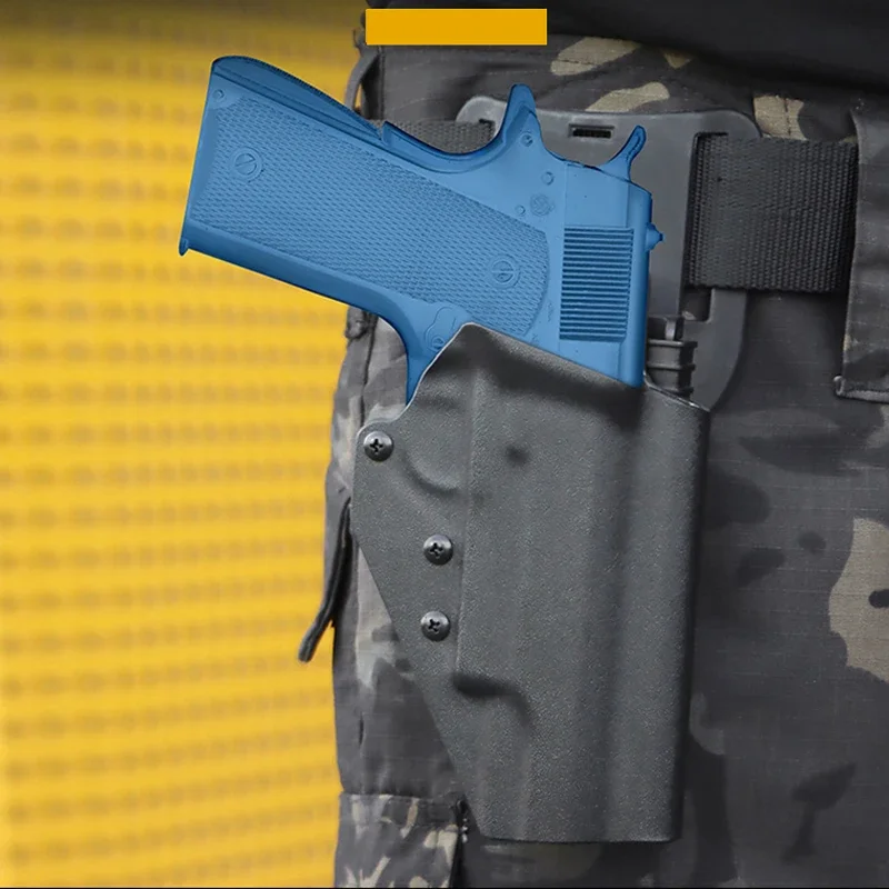 Lightweight Kydex 1911 Gun Holster for Colt 1911 Tactical Pistol Holster Right Hand Belt Carry Case Hunting accessories