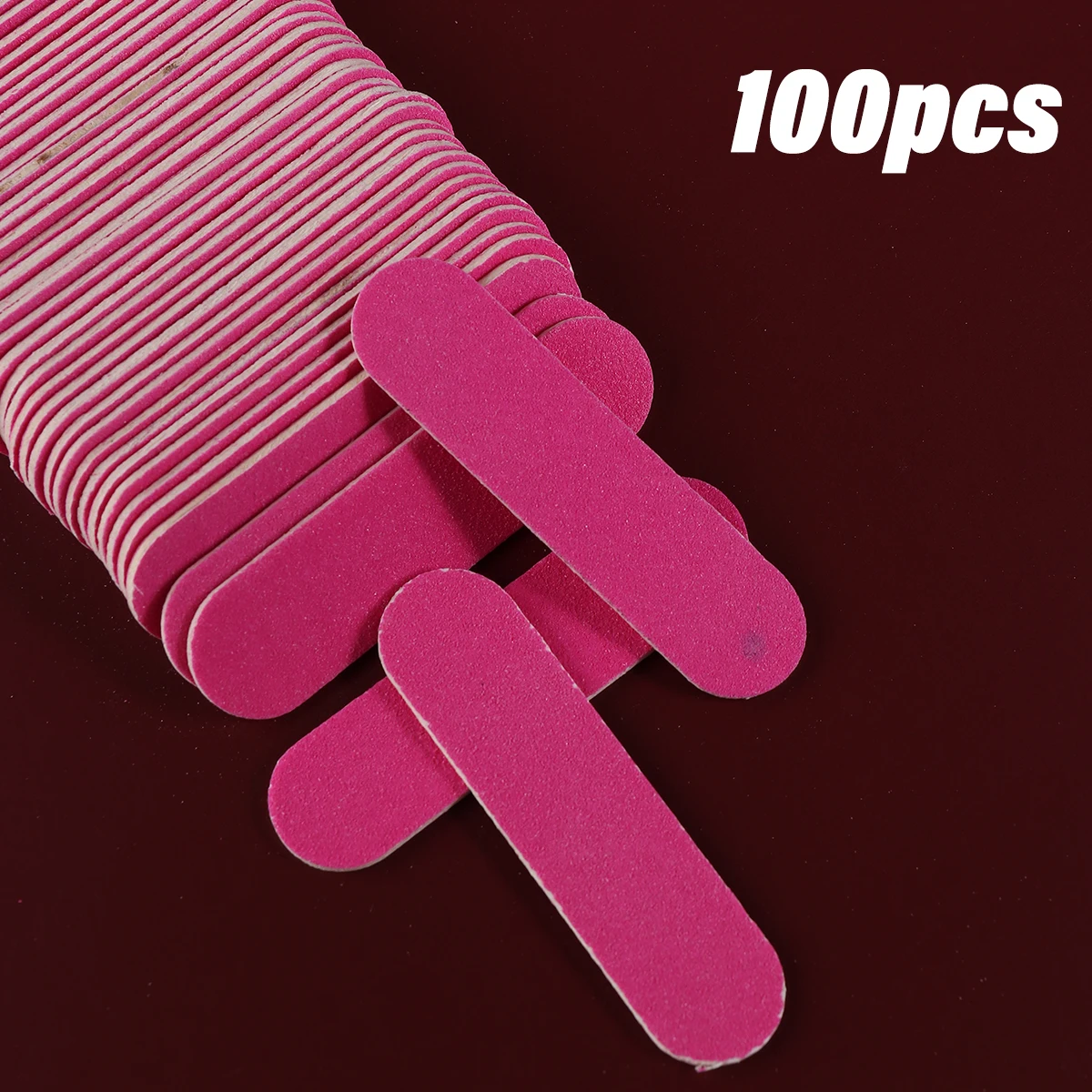 Dubbelzijdige nagelvijlen Mini hout schuurbufferblokset voor gellak manicure pedicure salon professionele nail art tools