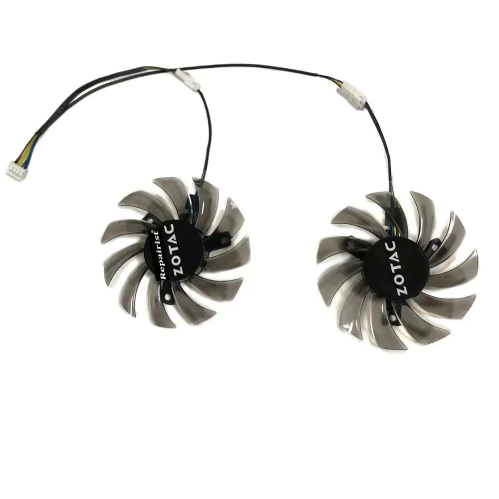 2Pcs/Set,75MM,GA81S2U,GPU Cooler Fan,For Powercolor RX 560D R7-260X HD7750 HD7770 R7-350 Server,Graphics Cards Cooling