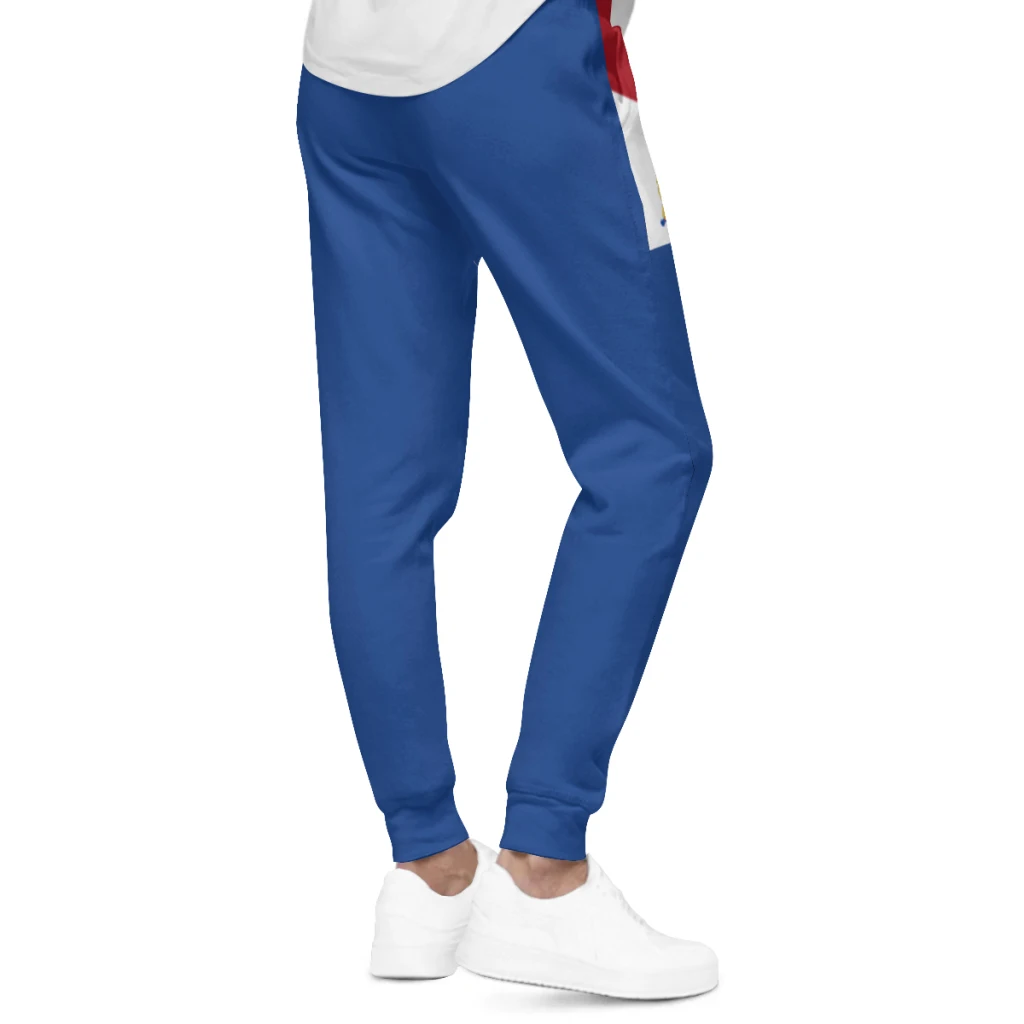 Pantalones de chándal con bandera de los Países Bajos para hombre, pantalones con bolsillos para correr, fútbol, deportes multifunción con cordón