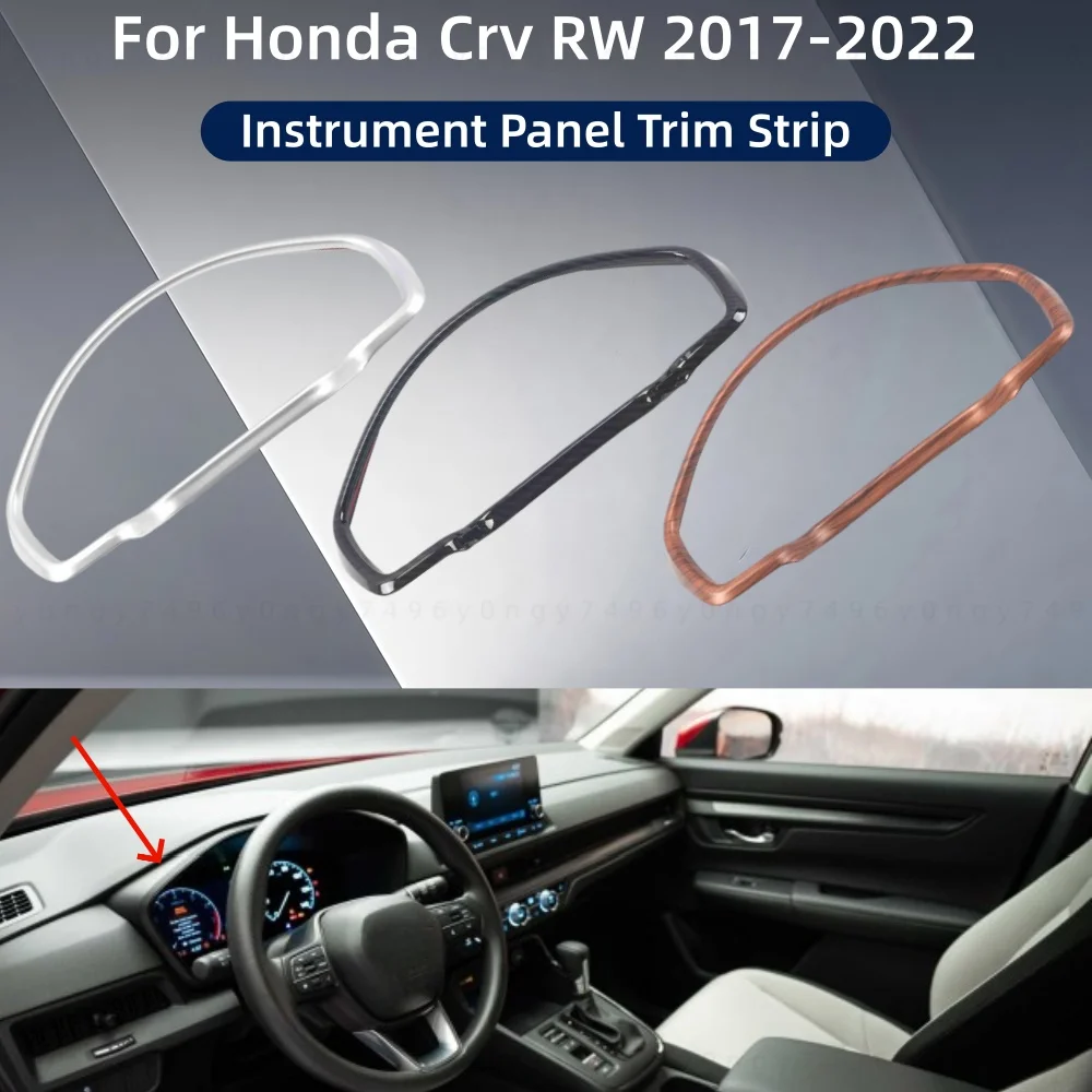 Car Upgrade Stickers Styling Instrument Panel Trim Strip For Honda Crv RW 2017 2018 2019 2020 2021 2022 Decoration Accessories